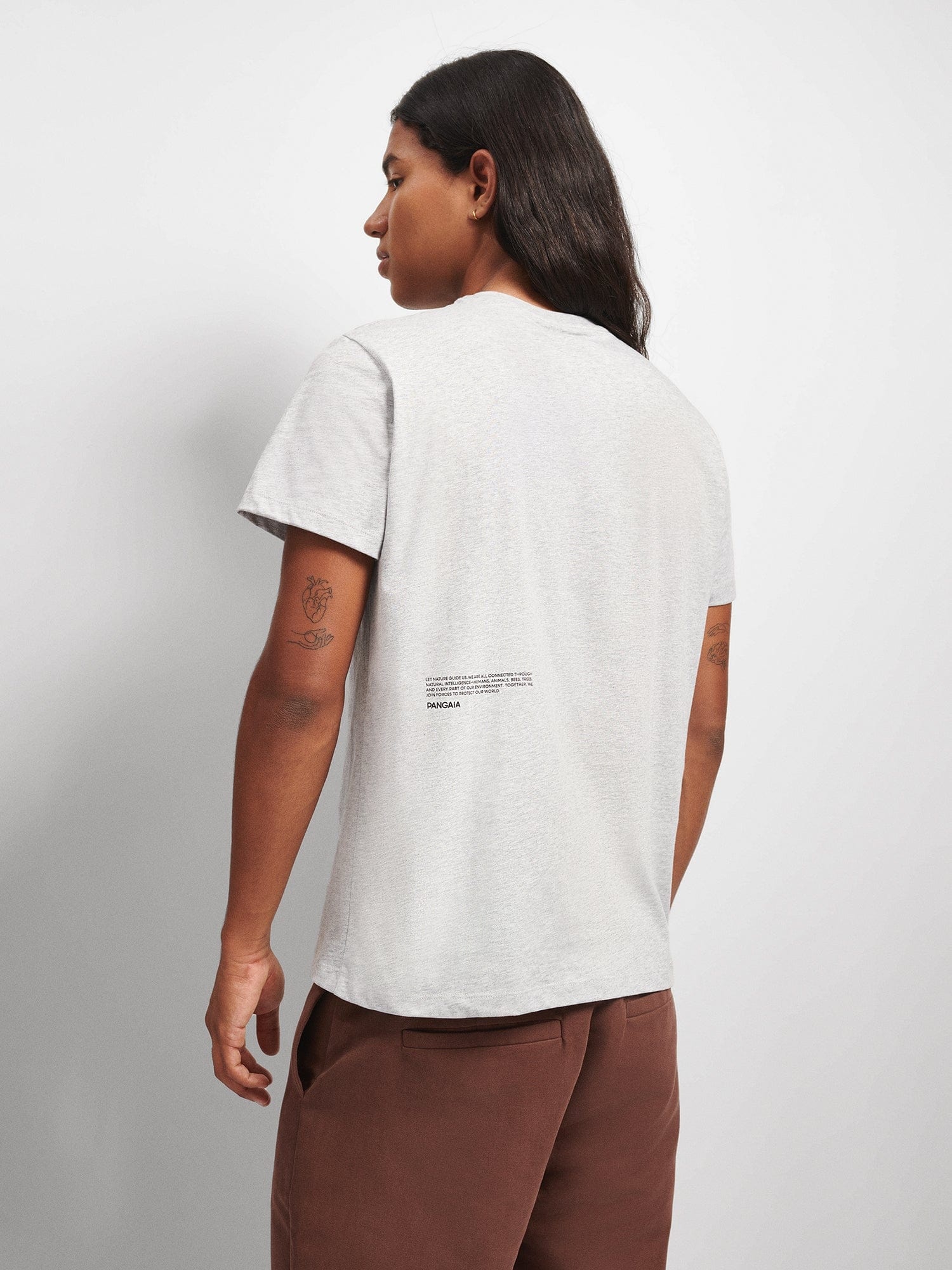 Mens 365 Natural Intelligence T-Shirt - Grey Marl - 3