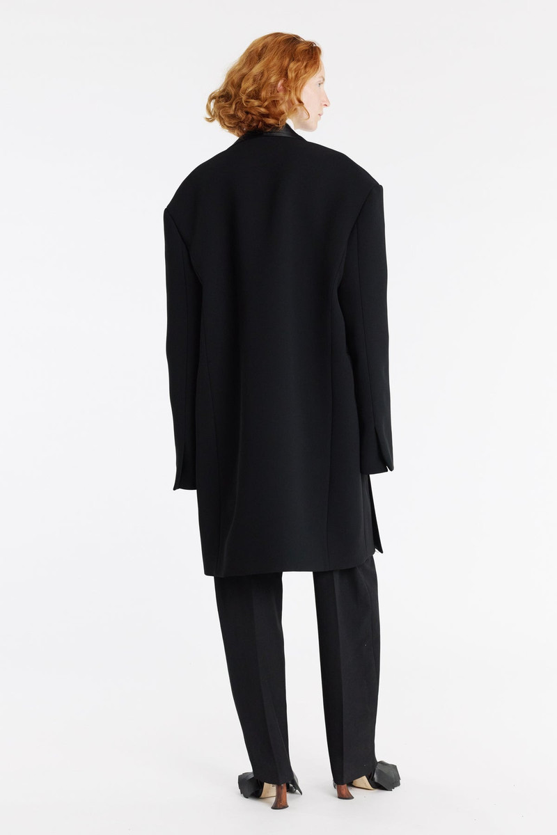 A.W.A.K.E. MODE CUMMERBUND COLLAR TUXEDO JACKET BLACK outlook