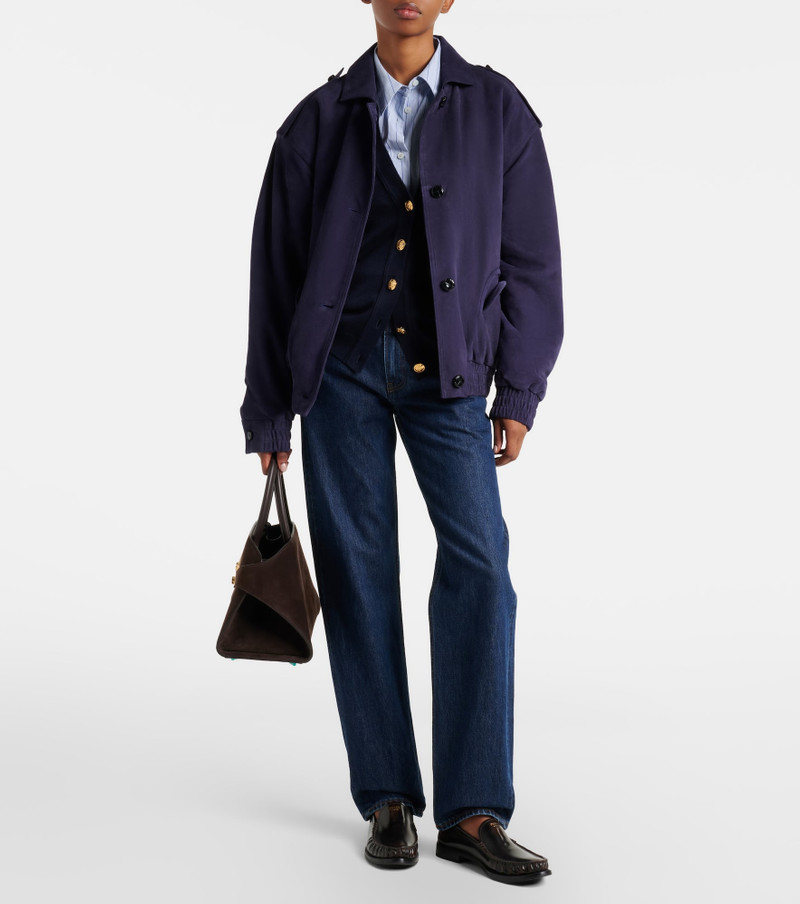 BLAZÉ MILANO Wool, silk, and cashmere cardigan outlook