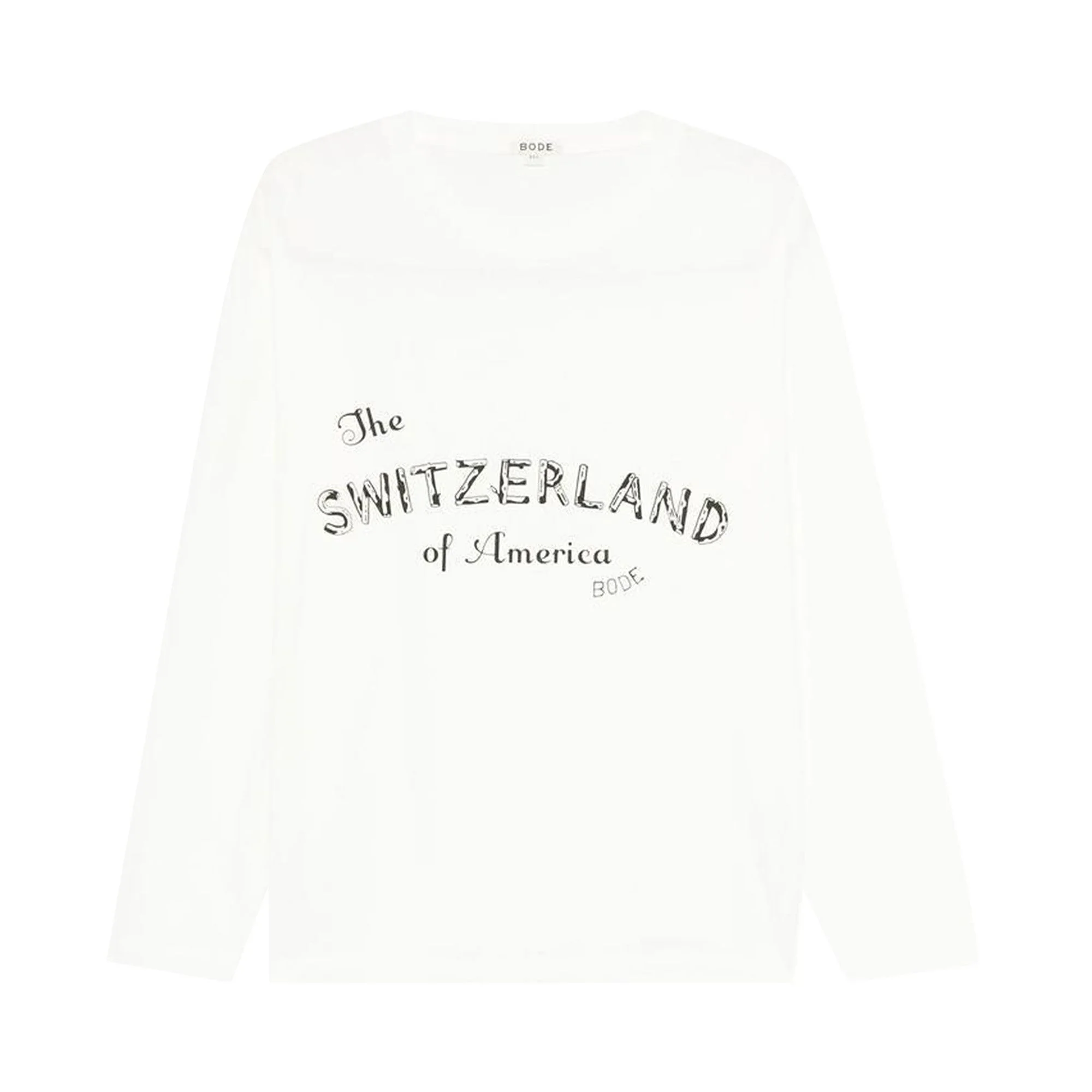 Bode Campground Long-Sleeve 'Cream' - 1