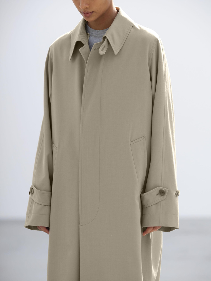 LIGHT WOOL MAX GABARDINE COAT 5