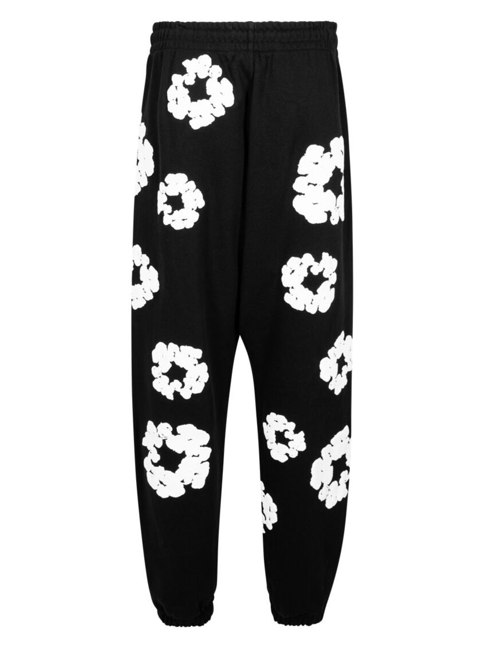 Cotton Wreath-print track pants - 2