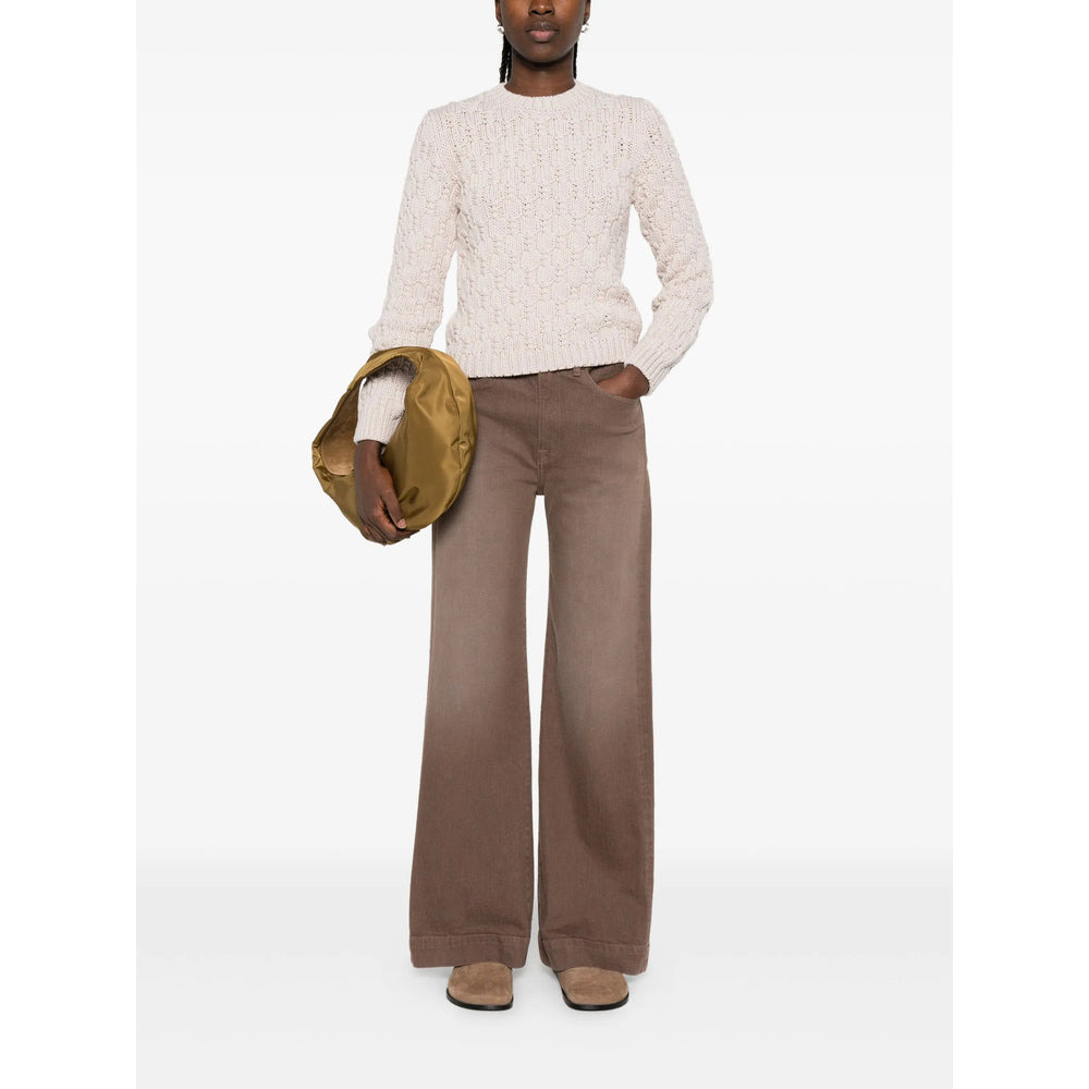Moncler Neutrals Knitwear - Jumpers Women - 2