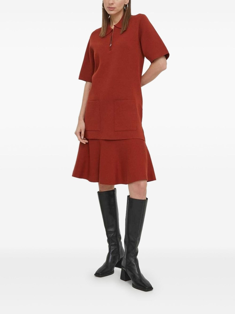 Ariia zip-front polo top 1