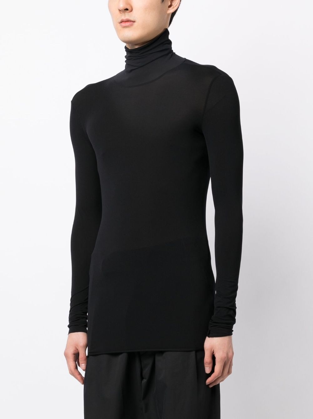 high-neck long-sleeve T-shirt - 3