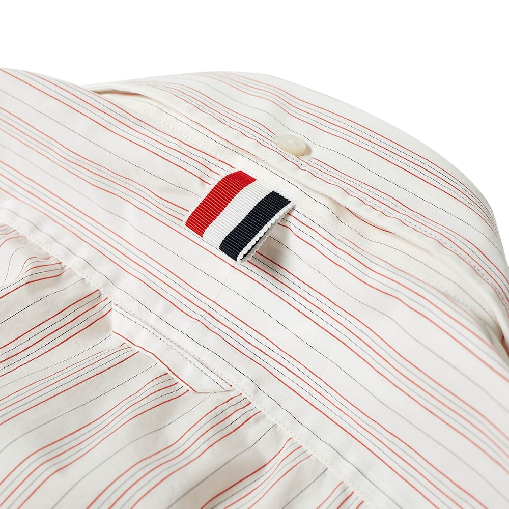 Thom Browne Stripe Poplin Button Down Shirt - 3