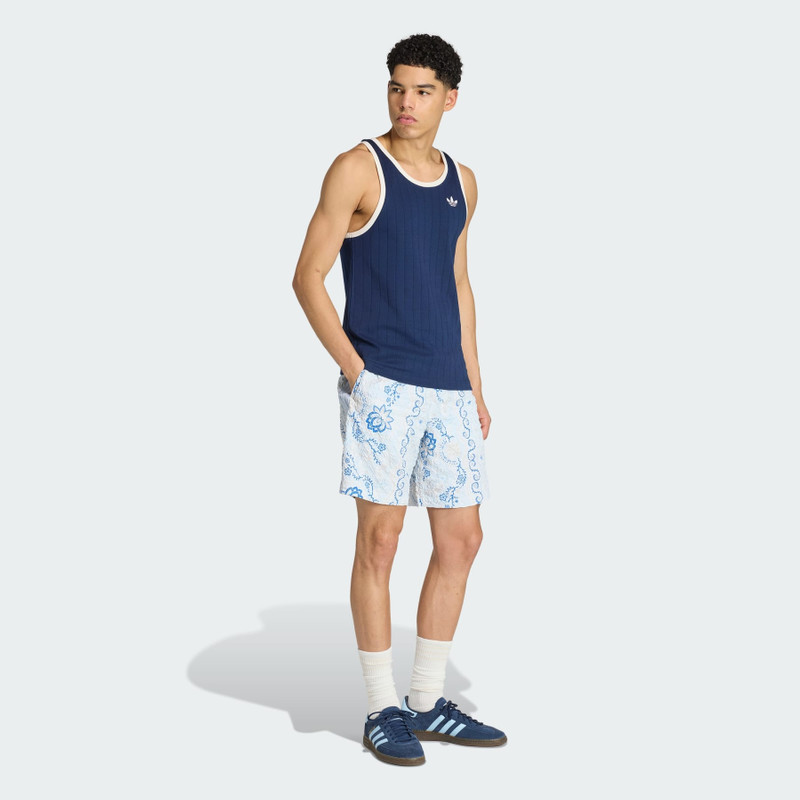ADIDAS ORIGINALS SUMMER GLOW PRINTED SEERSUCKER SHORTS 4