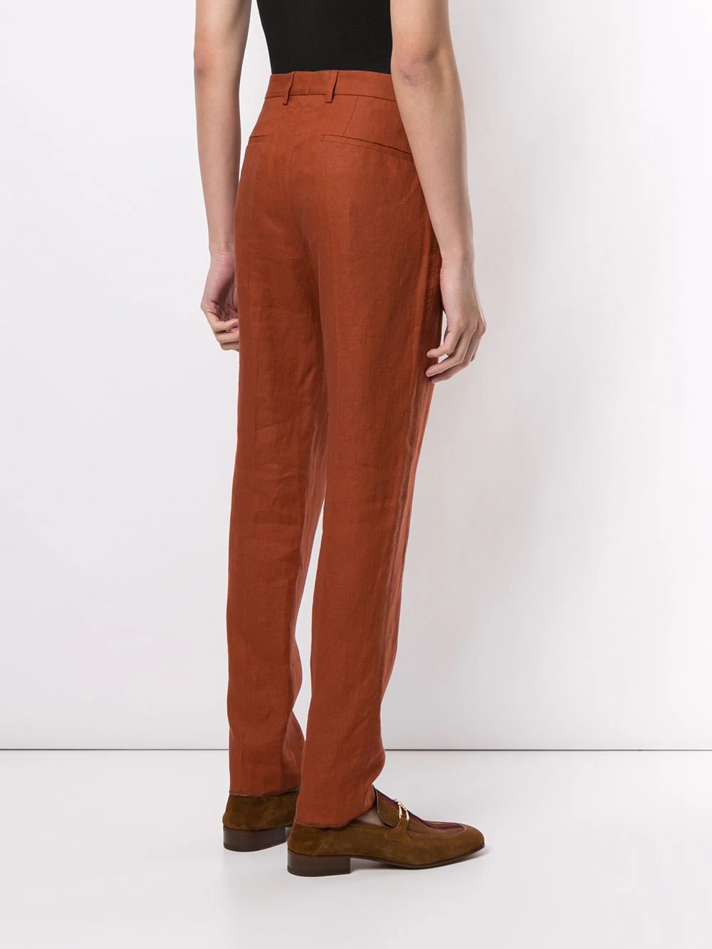 straight-leg trousers - 4