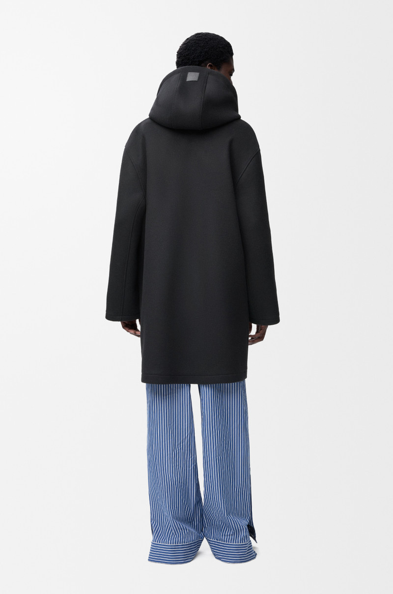 Hooded coat in wool 4