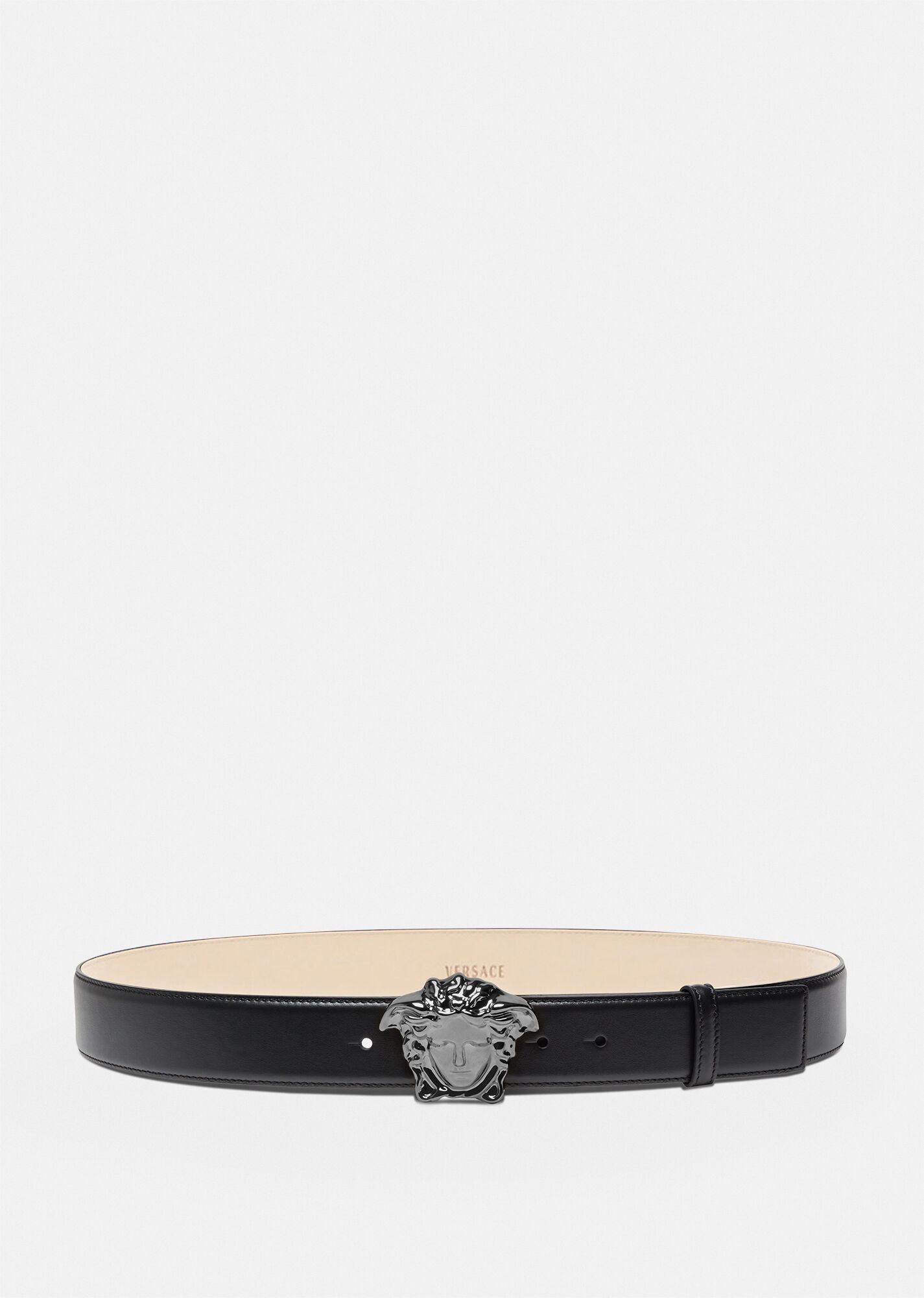 La Medusa Leather Belt 4 cm - 1