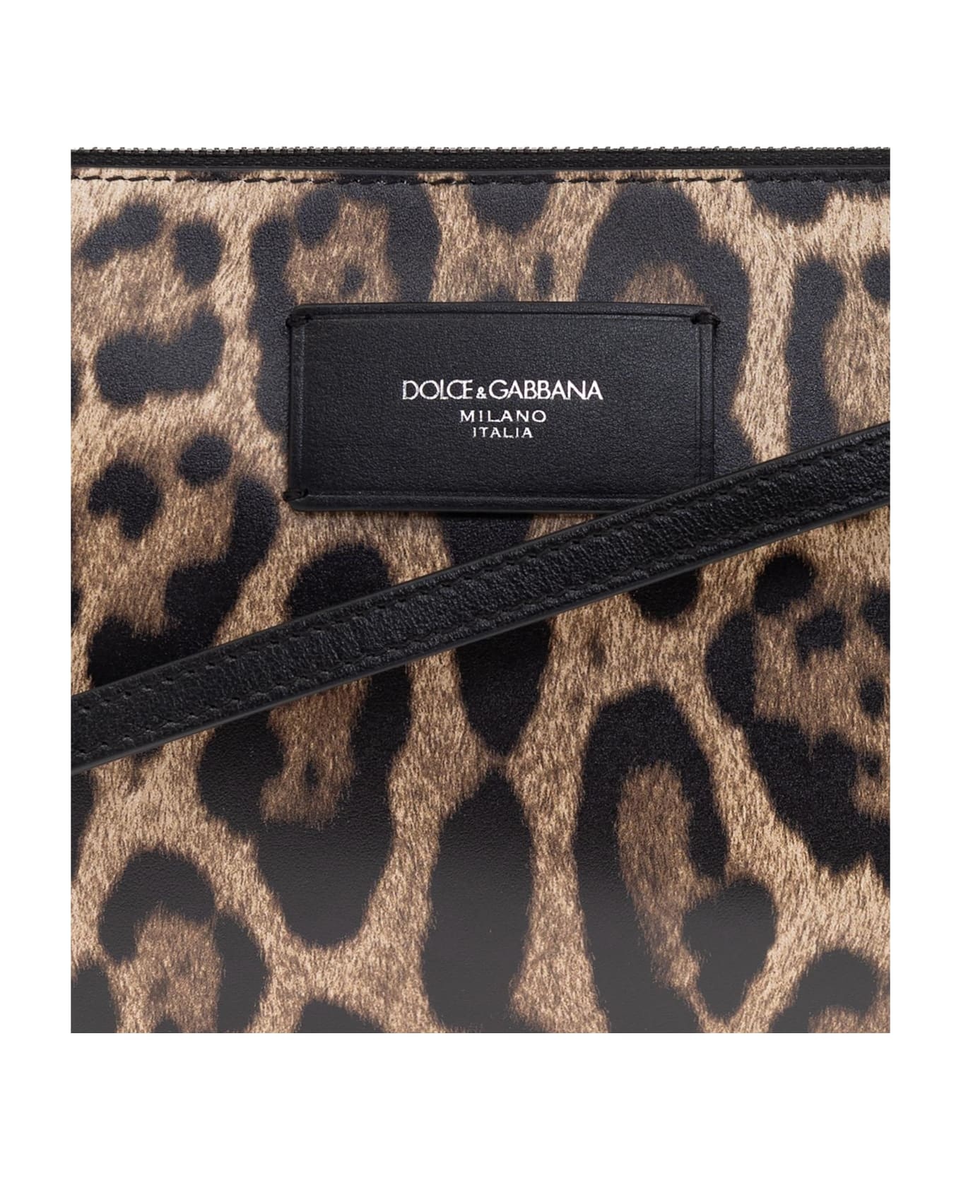 Dolce & Gabbana Animal Print Shoulder Bag - 5