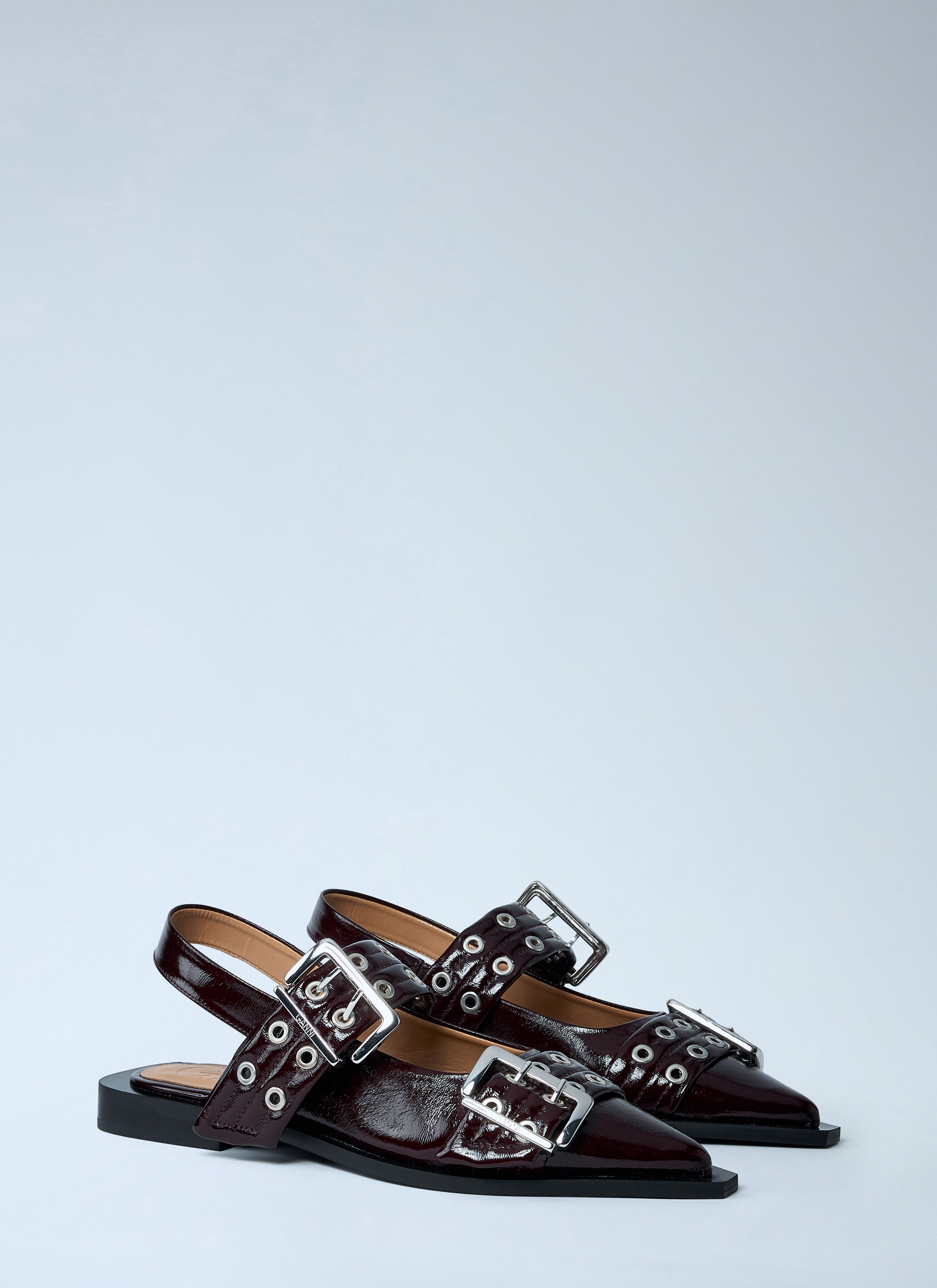 Buckle Ballerina Flats - 2