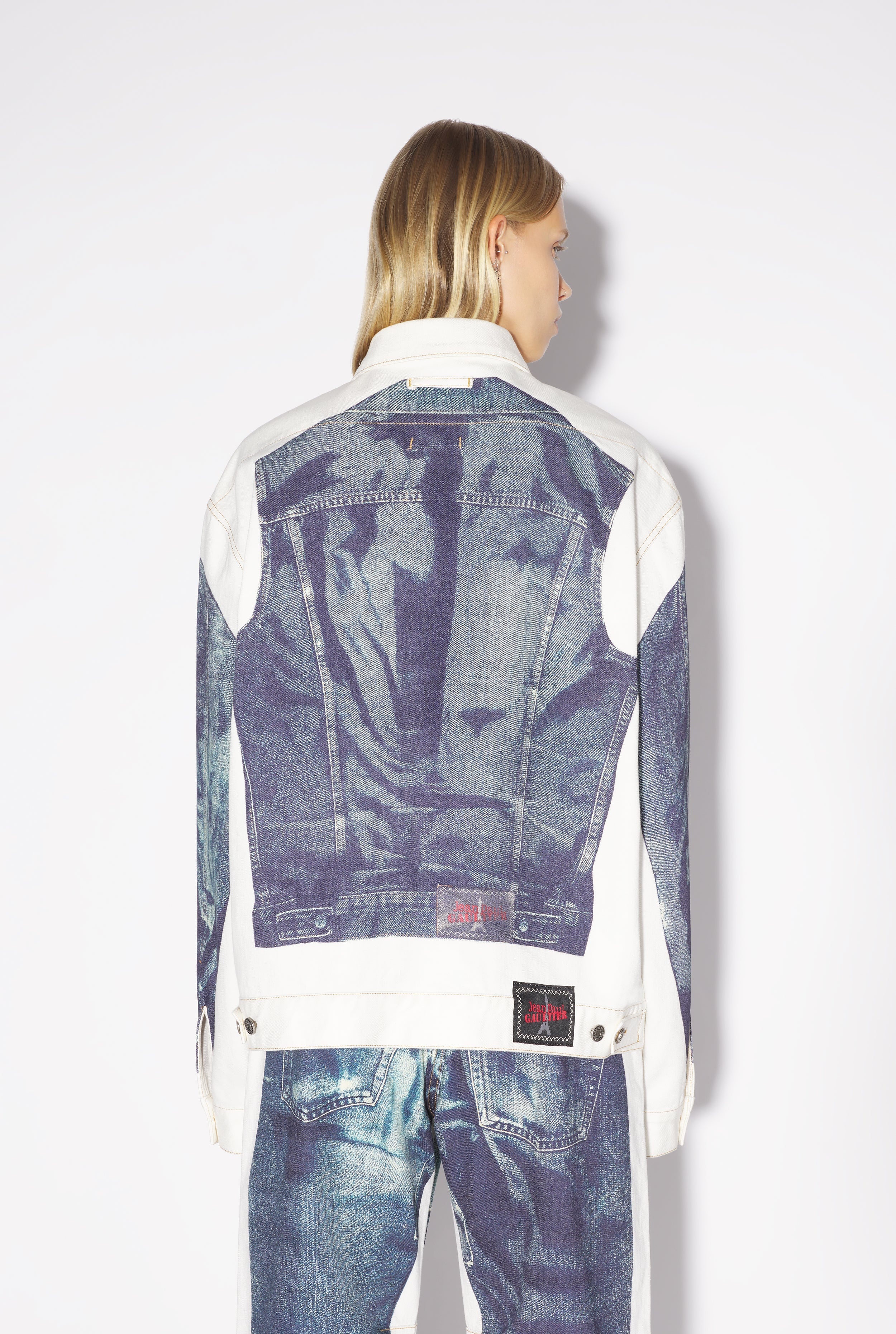 THE WHITE TROMPE L’OEIL DENIM JACKET - 6