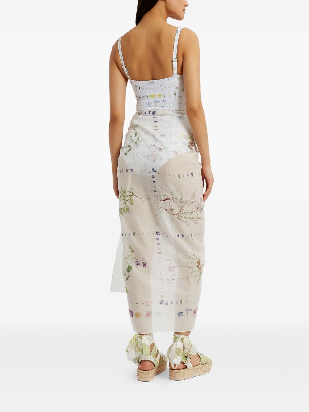 floral-print cover-up - 4