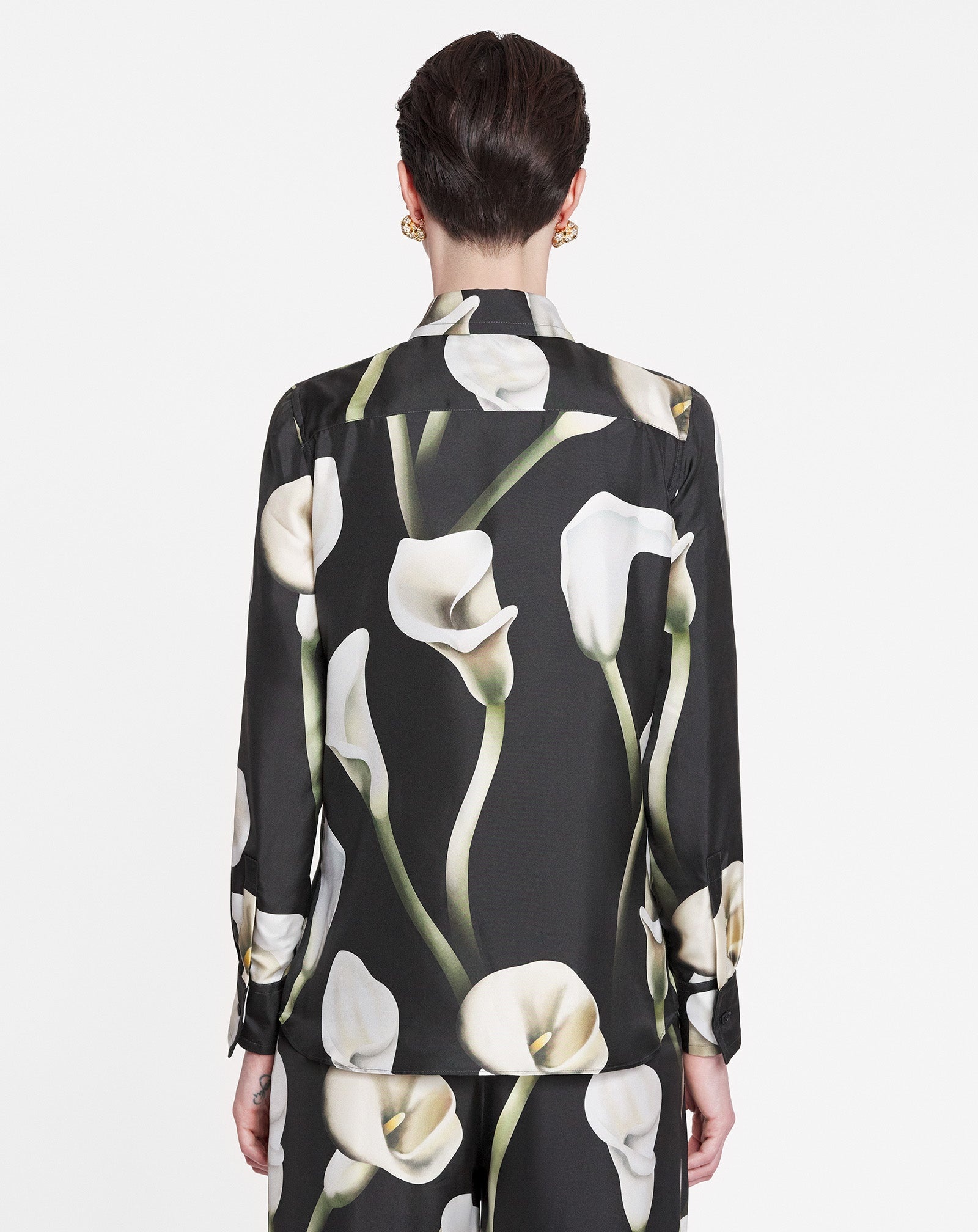 CALLA LILY PRINT SHIRT - 4