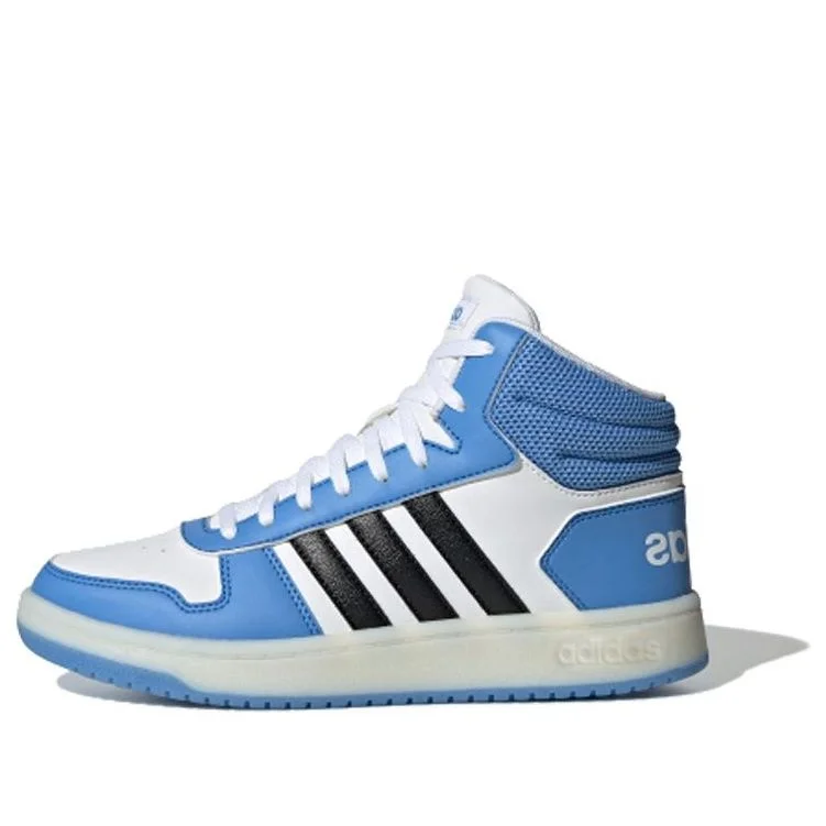 (WMNS) adidas neo Hoops 2.0 Mid 'Blue White Black' FV2738 - 1