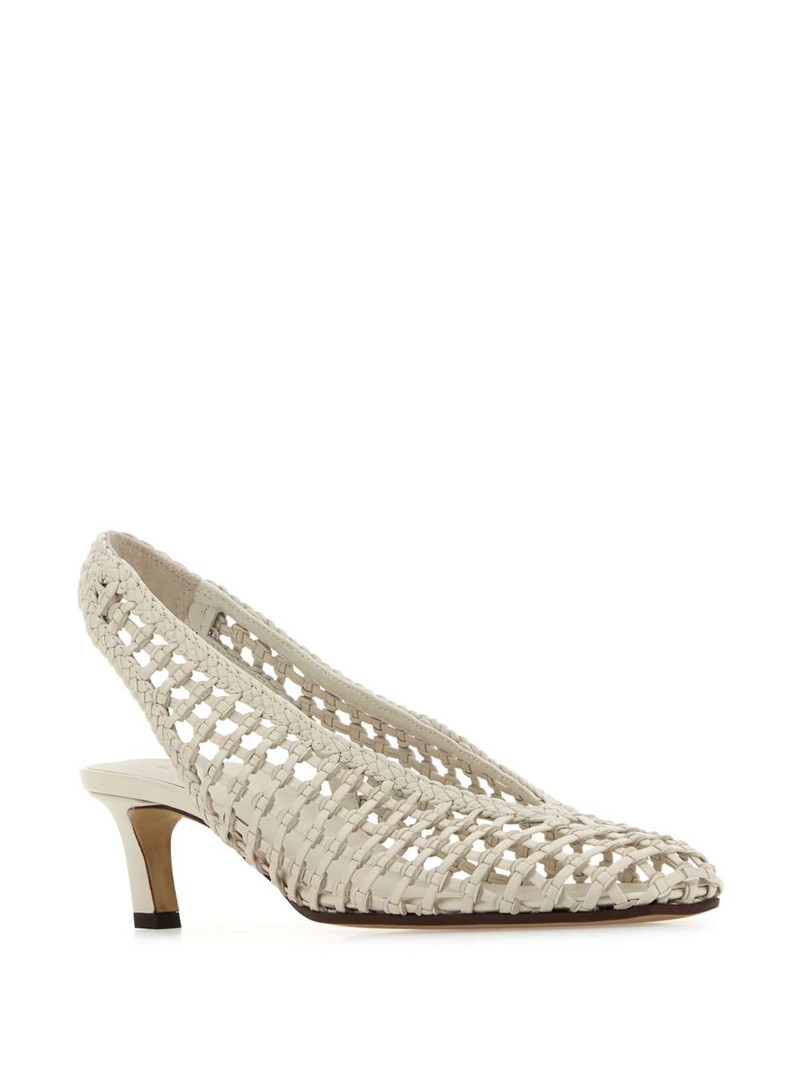 FENDI woven slingback heeled pumps outlook