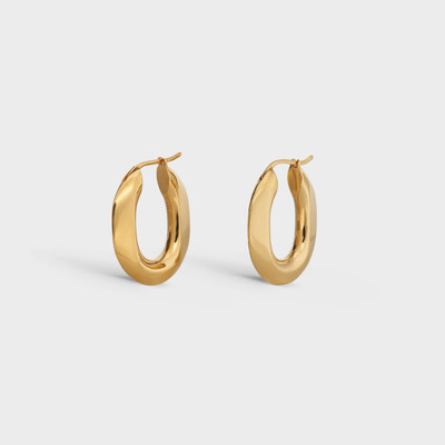 CELINE CHAÎNE TRIOMPHE EARRINGS IN VERMEIL outlook