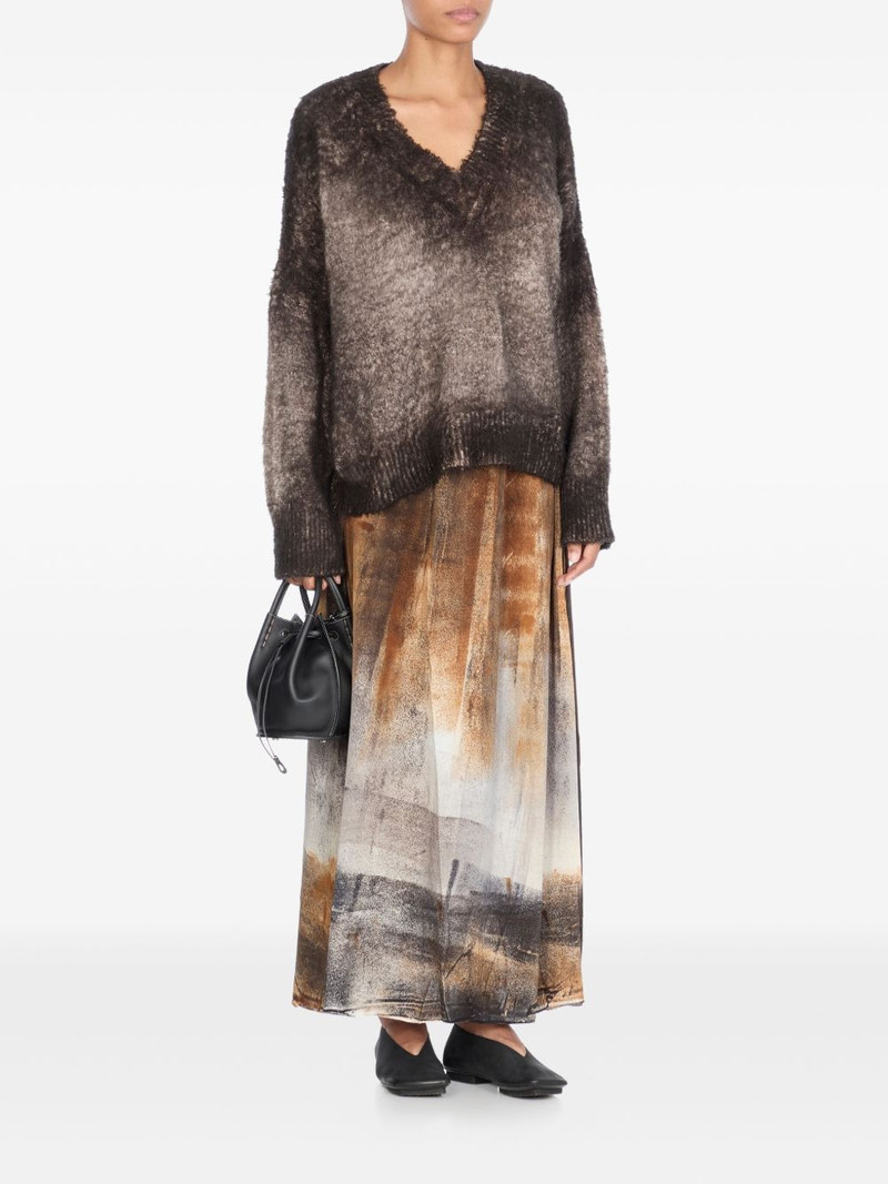 Avant Toi V-neck brushed sweater outlook