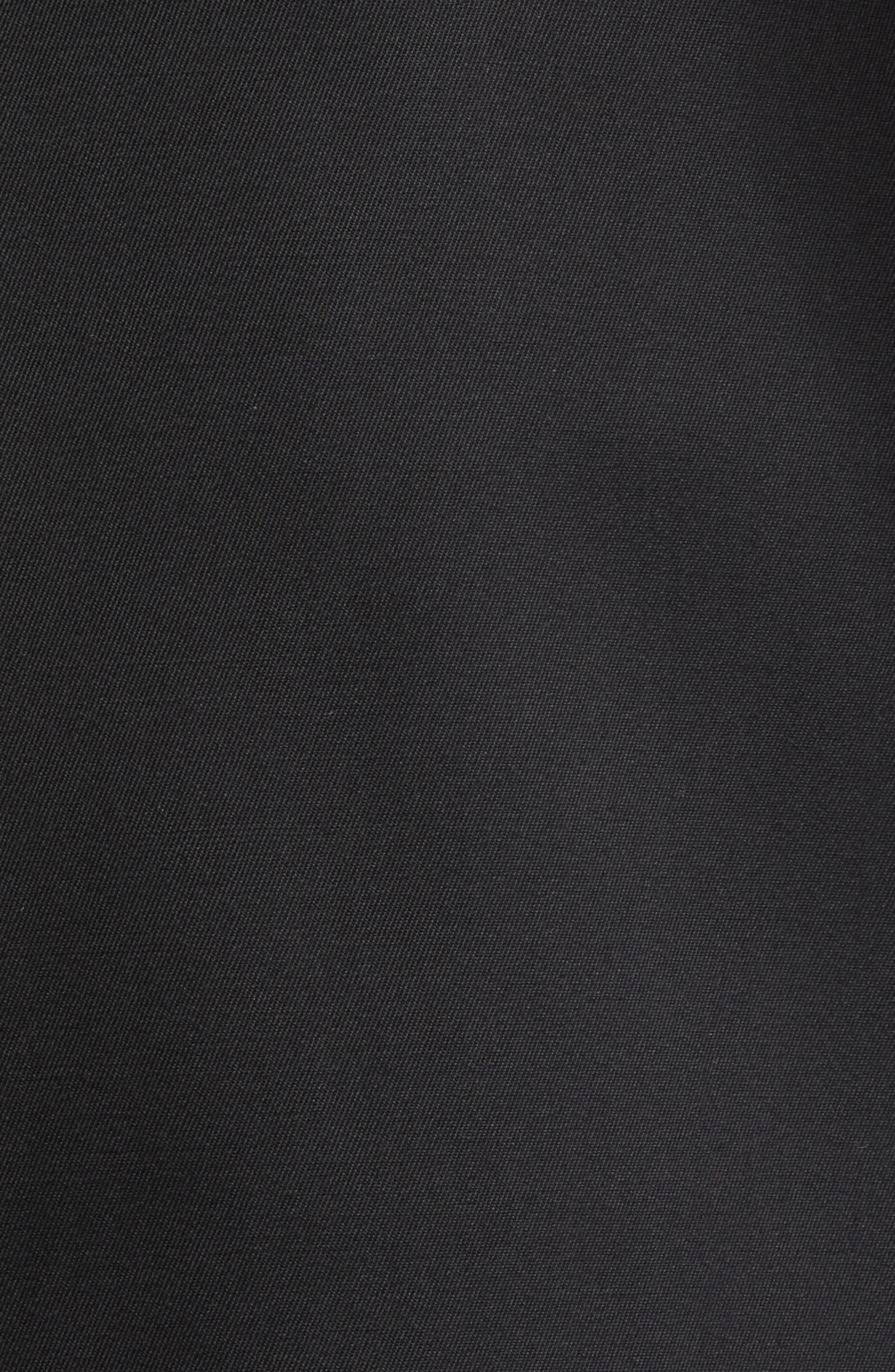 Dolce&Gabbana Virgin Wool & Silk Blend Gabardine Tuxedo Skirt in Nero at Nordstrom - 6