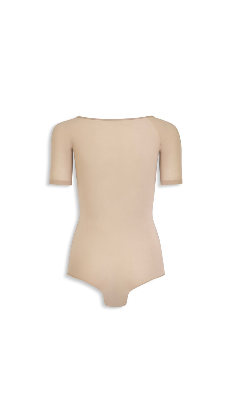Alaïa SHORT SLEEVES SECOND-SKIN KNIT BODYSUIT outlook