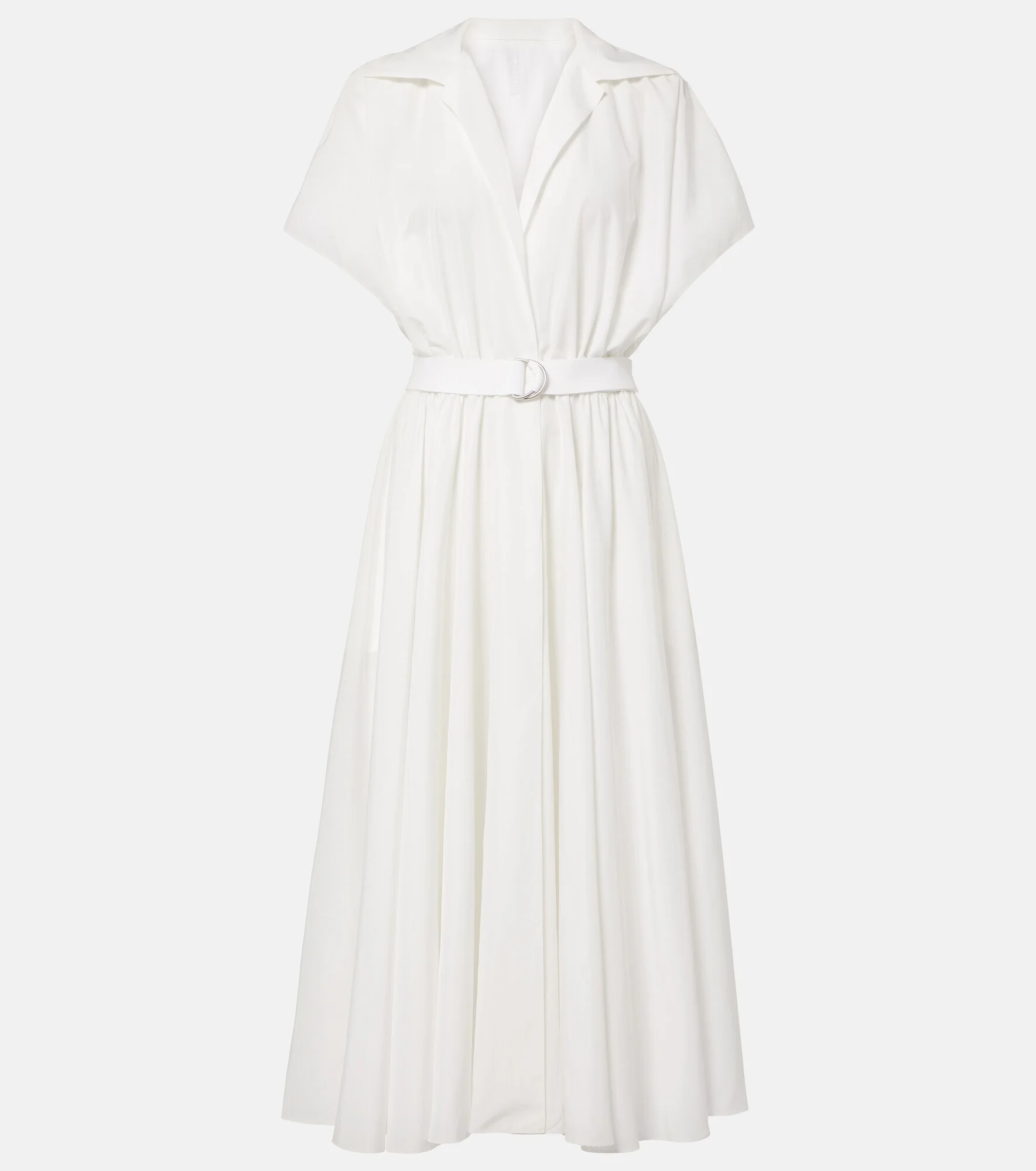Belted shirt dress - 1
