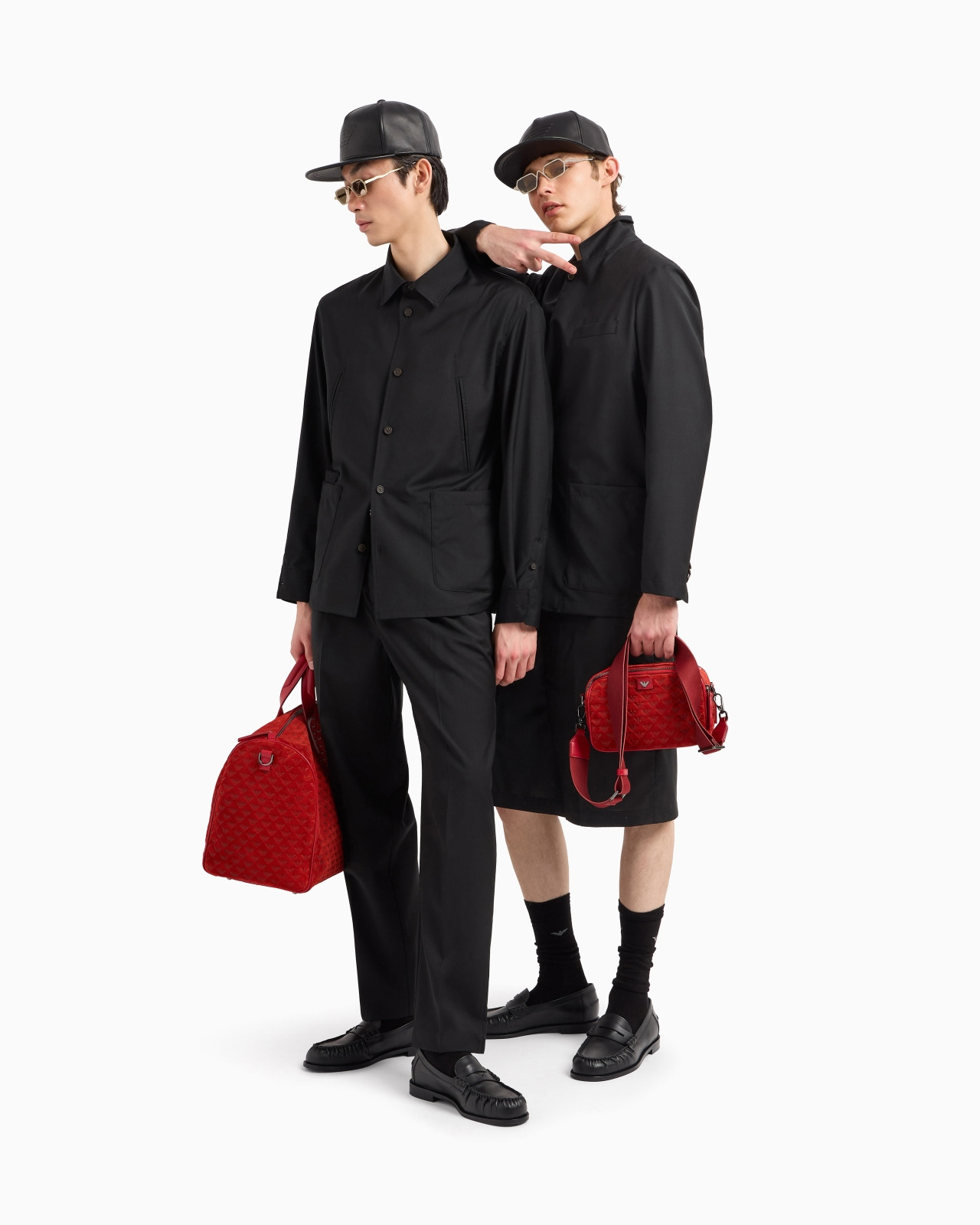 OVERSIZED TROUSERS WITH PLEATS IN SUPER LIGHT WOOL - 2