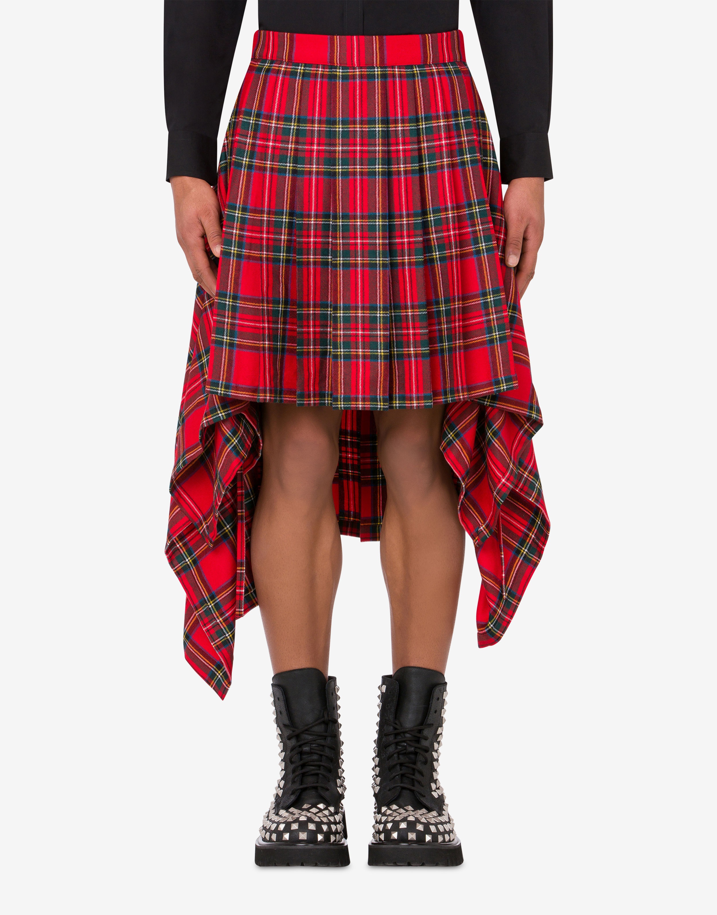 TARTAN WOOL SKIRT - 2