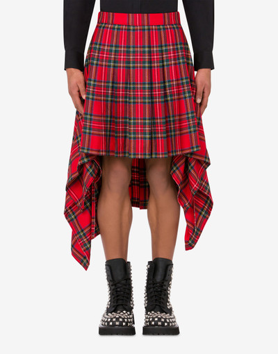 Moschino TARTAN WOOL SKIRT outlook