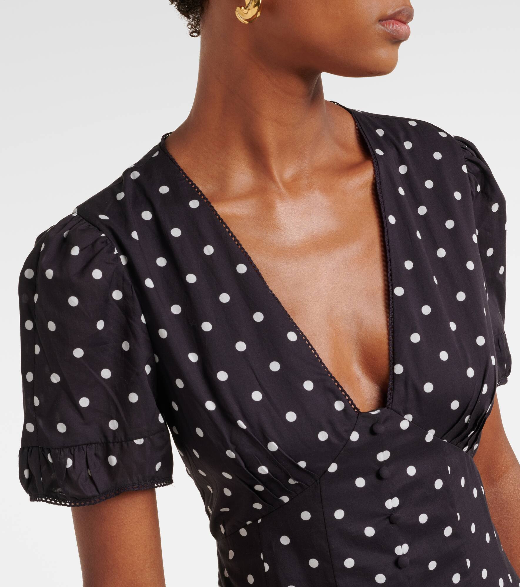 Paloma polka-dot maxi dress - 4