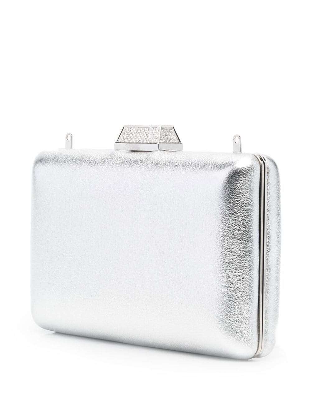 Clemmie metallic clutch bag - 4