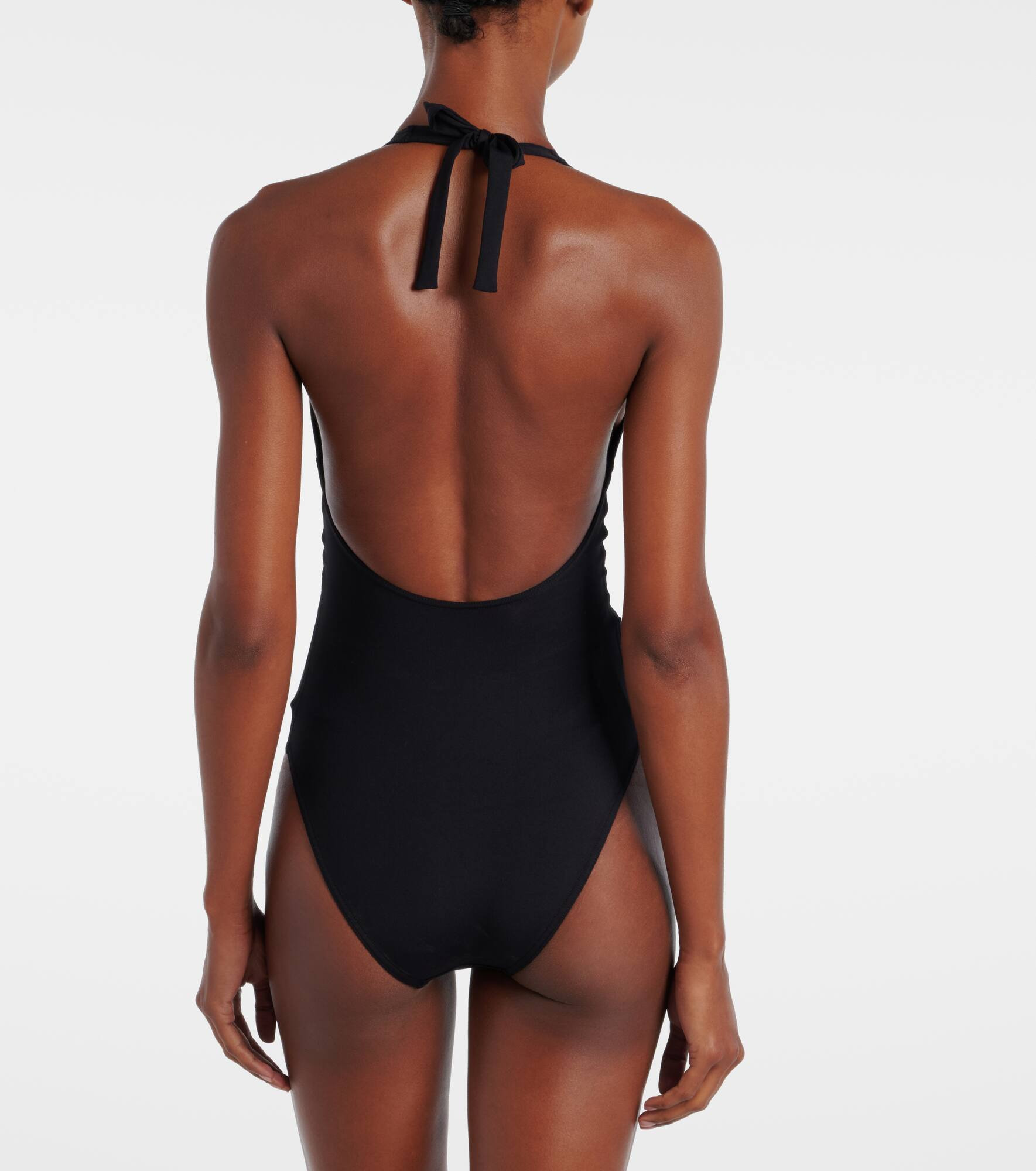 Couture bow-detail swimsuit - 3