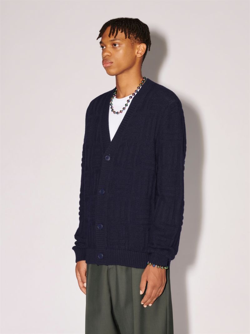 Monogram Knit Cardigan - 7
