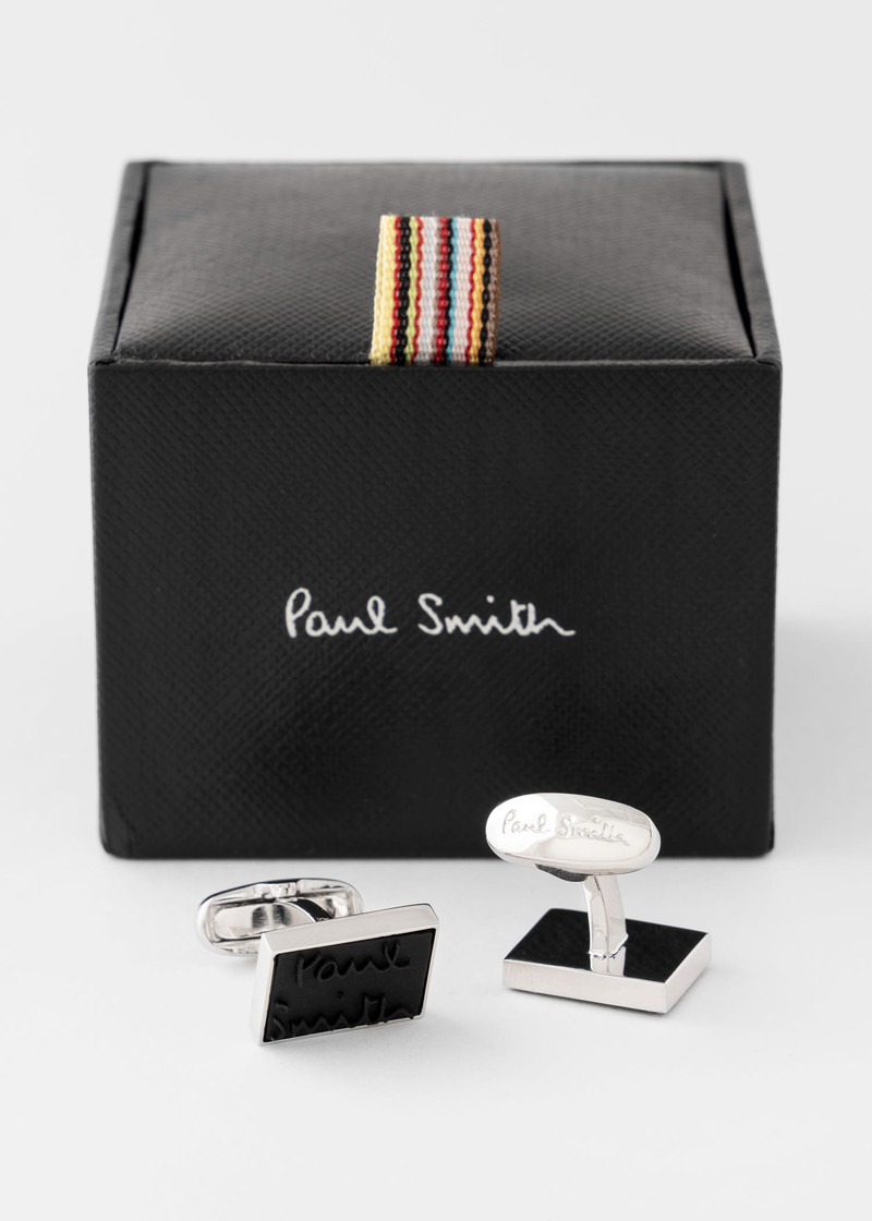 Paul Smith Rubber 'Signature' Cufflinks outlook