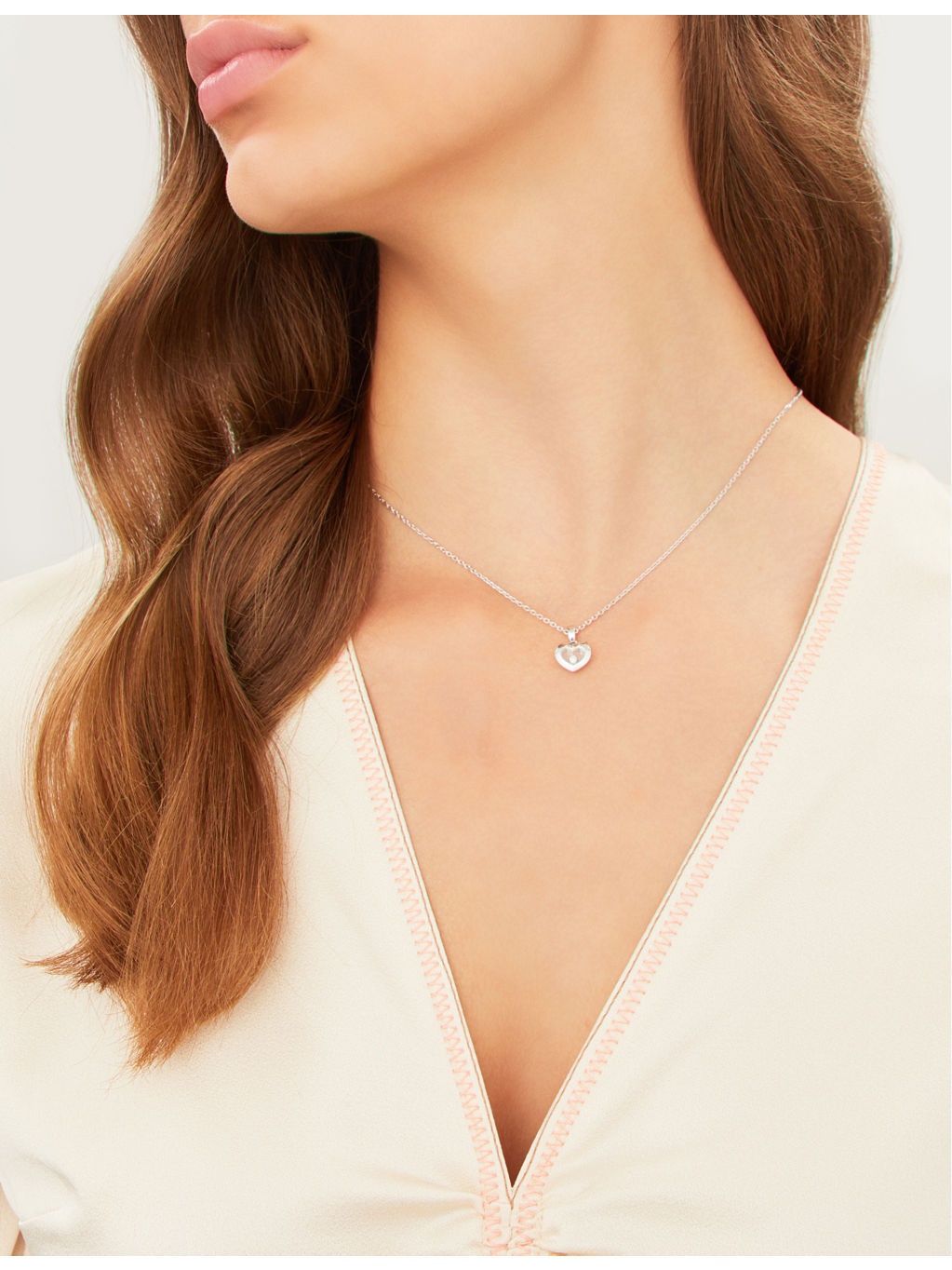 Happy Diamonds Icons 18ct white-gold and diamond pendant - 2