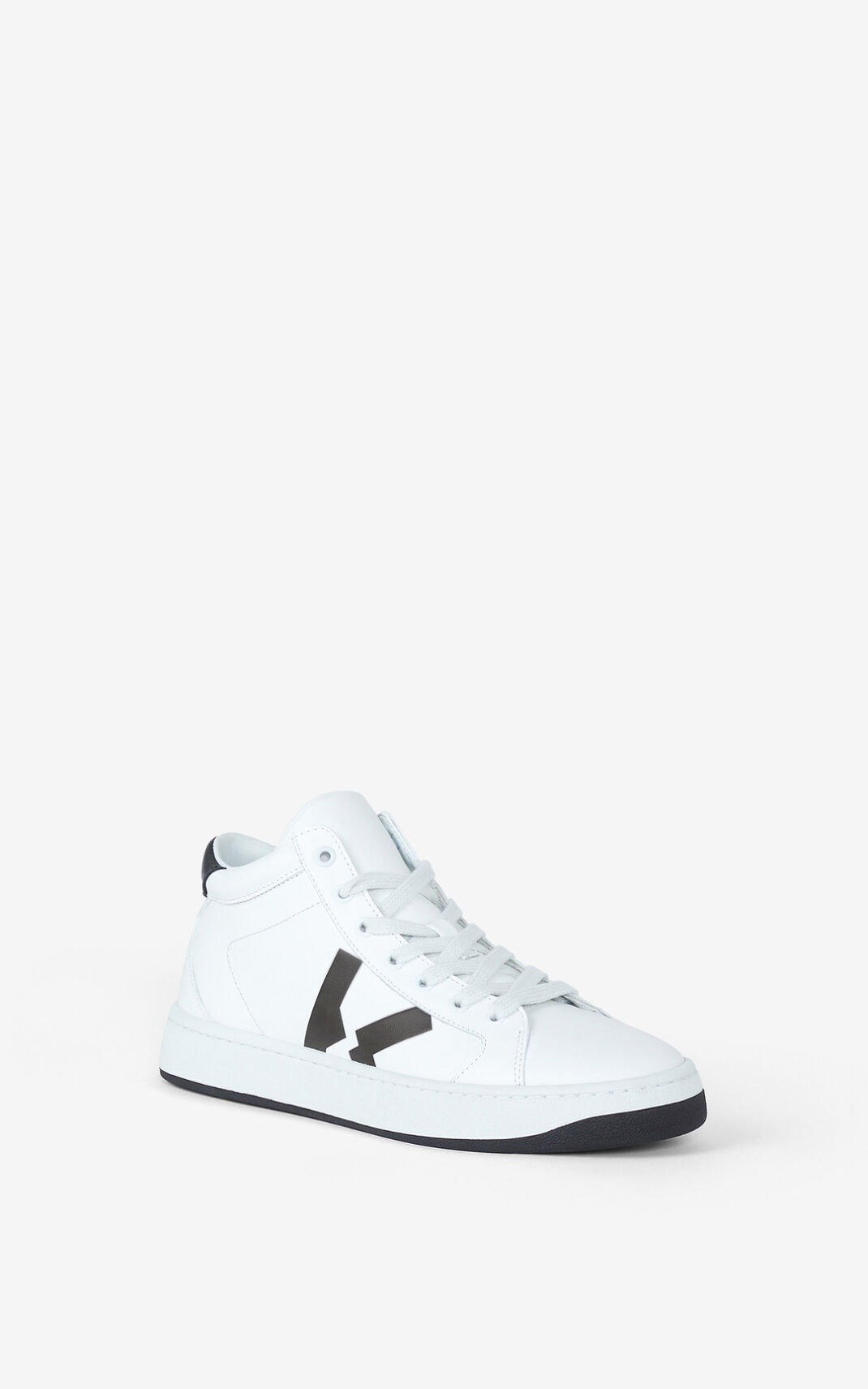 KENZO Kourt high-top leather trainers - 2