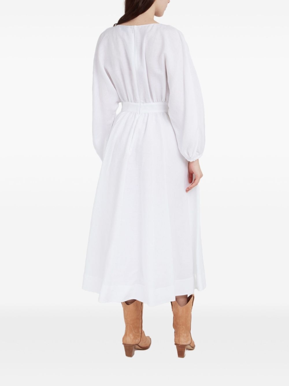 Ahmose linen midi dress - 3