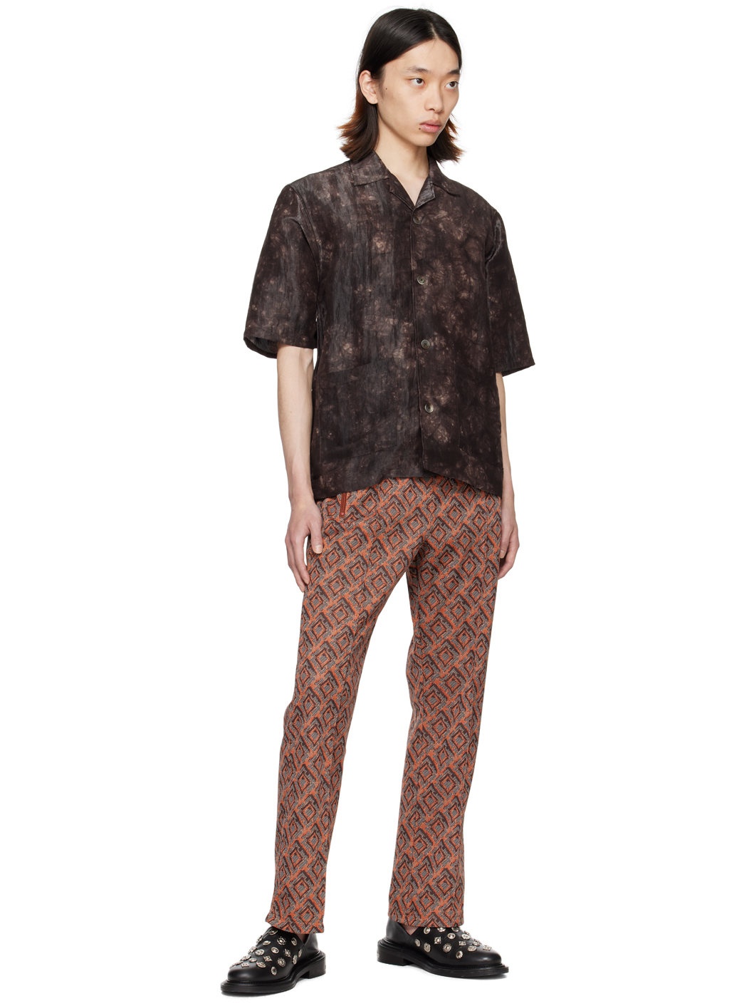 Brown Cabana Shirt - 4