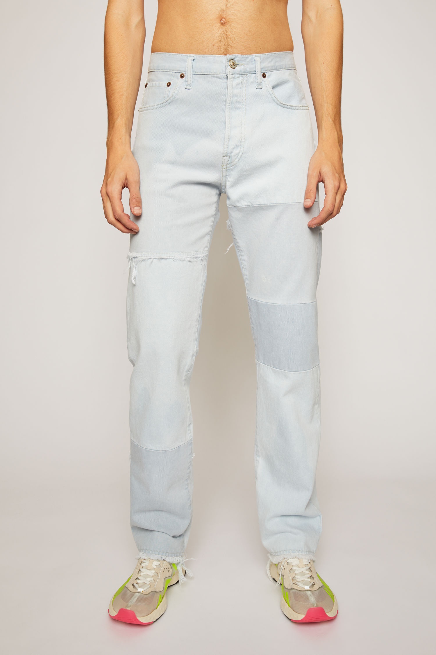 Recrafted classic fit jeans light blue - 2