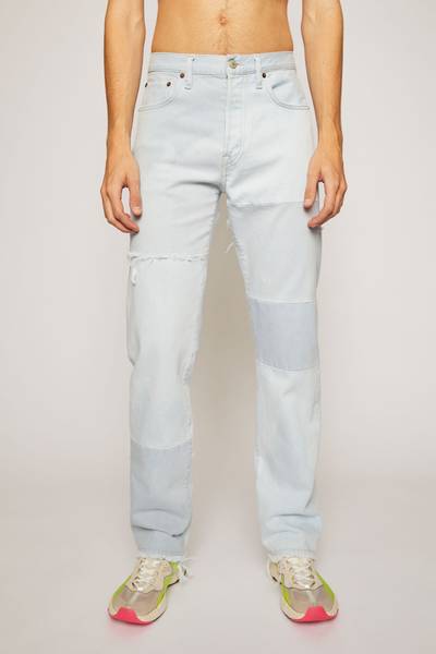 Acne Studios Recrafted classic fit jeans light blue outlook