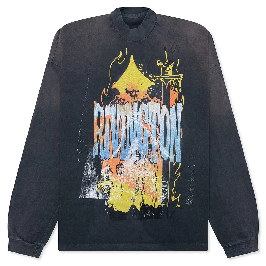 FORGIVE ME VINTAGE L/S TEE - VINTAGE BLACK - 1