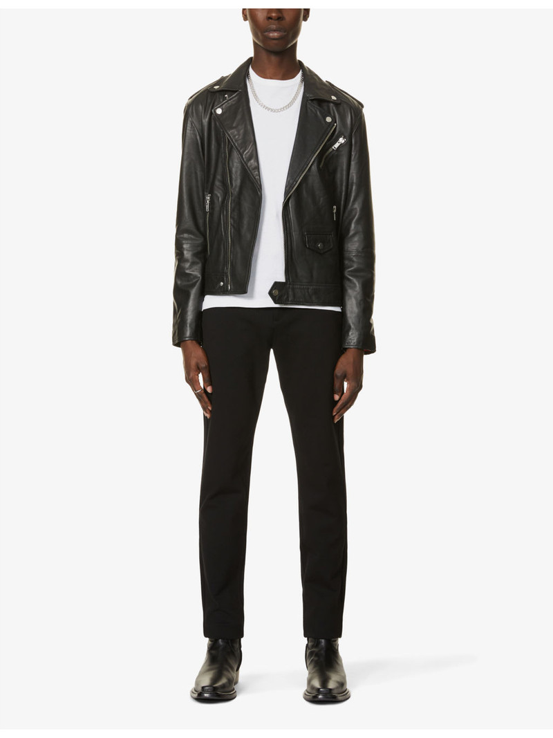 PAIGE Stafford slim-fit tapered-leg stretch-woven trousers outlook