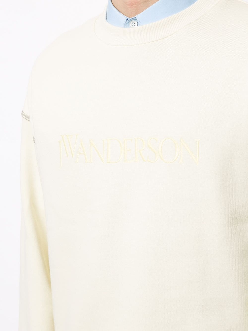 embroidered-logo sweatshirt - 2