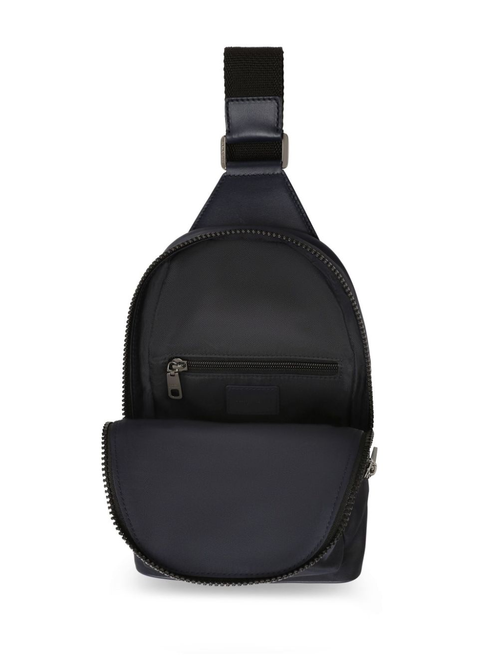 logo-lettering cross body backpack - 3