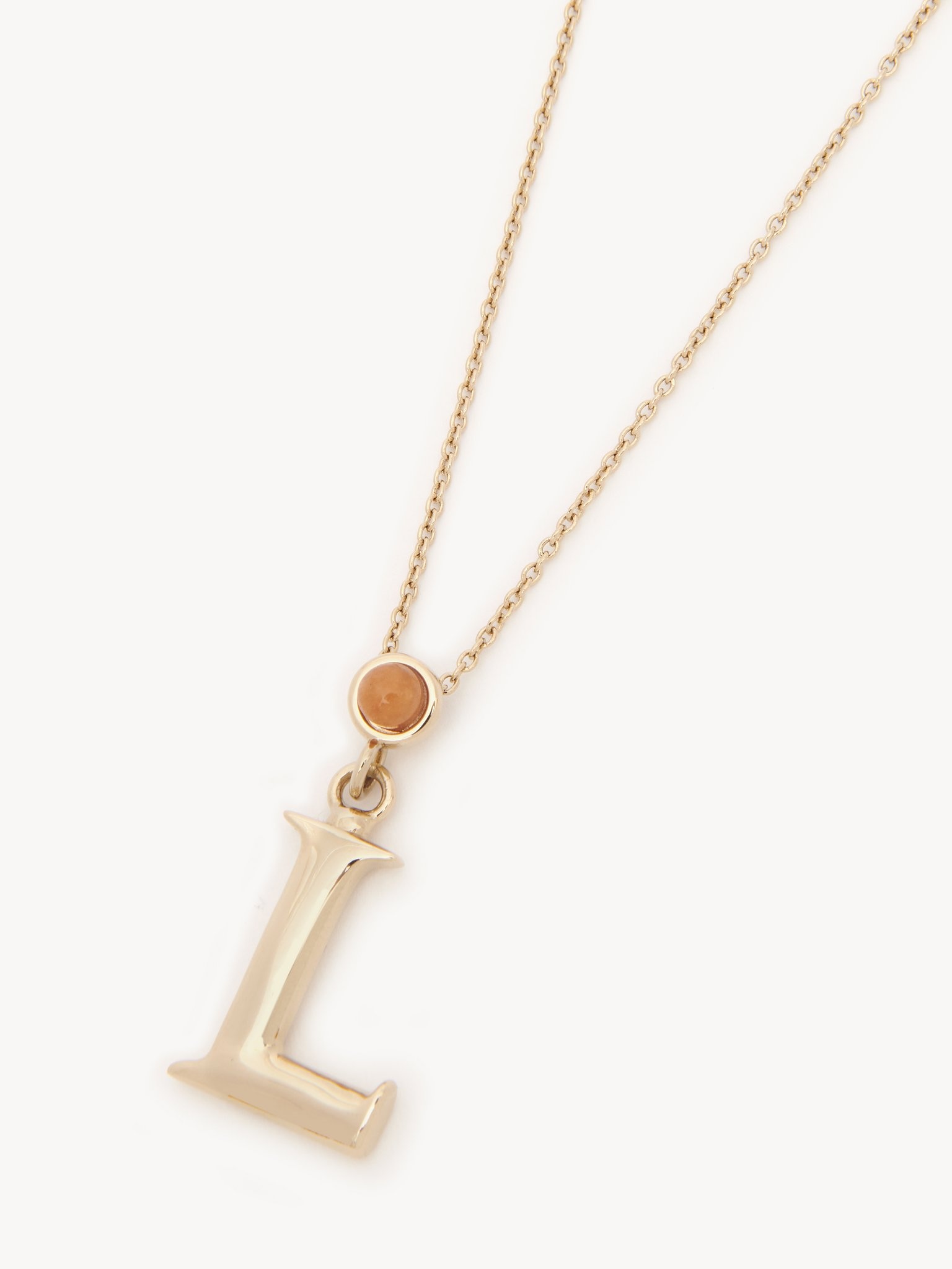 ALPHABET NECKLACE WITH PENDANT L - 2