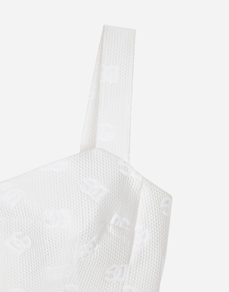 Jacquard top with all-over DG logo 3
