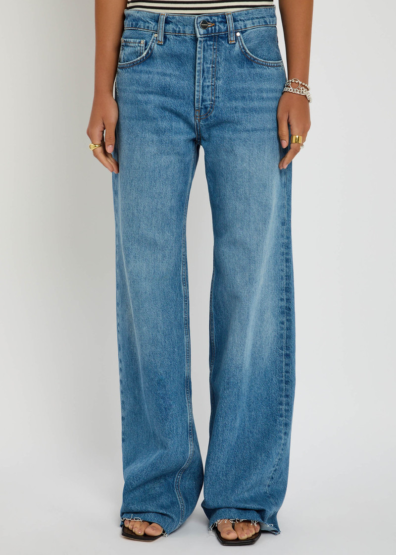 ANINE BING Anine Bing Hugh Wide-leg Jeans outlook