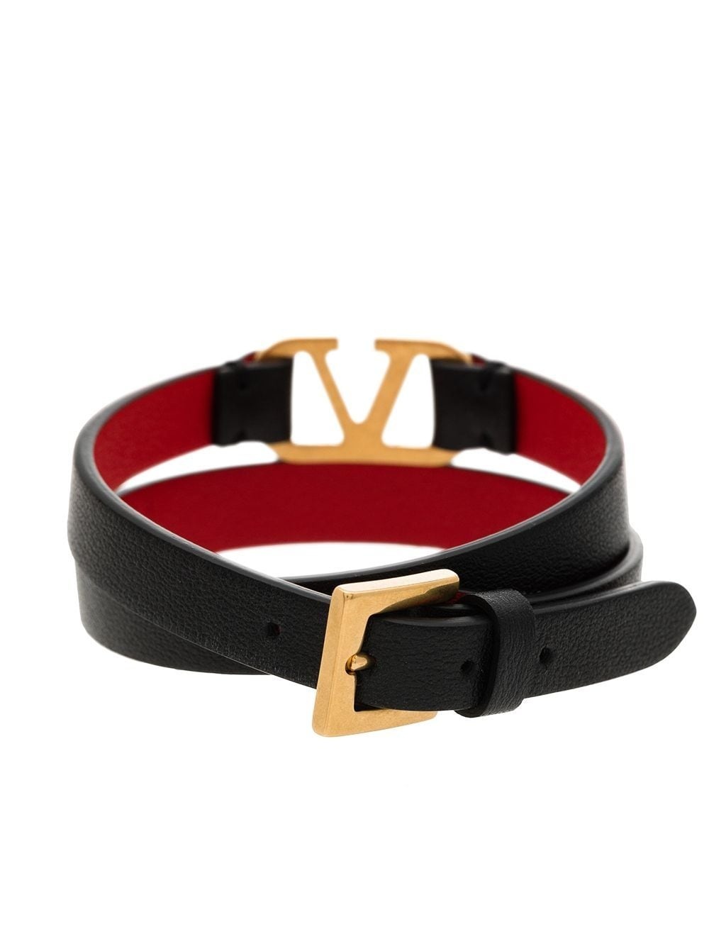Vlogo signature leather bracelet - 3