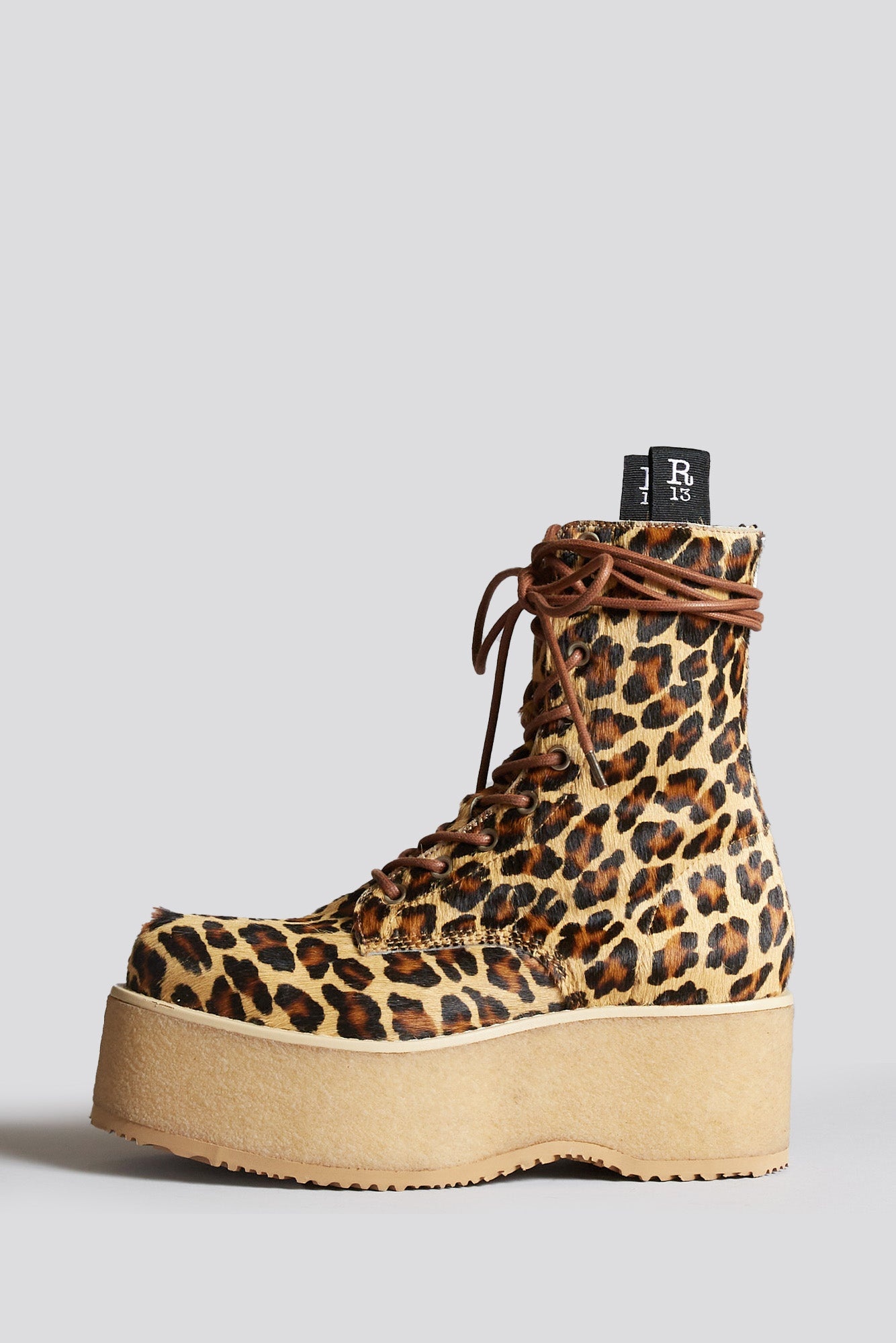 DOUBLE STACK BOOT - LEOPARD - 1