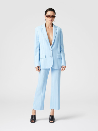 Missoni Single-breasted blazer in cotton and zig zag viscose tone on tone outlook